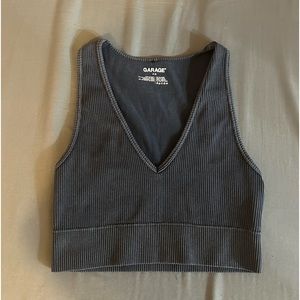 Garage stella seamless plunge tank top